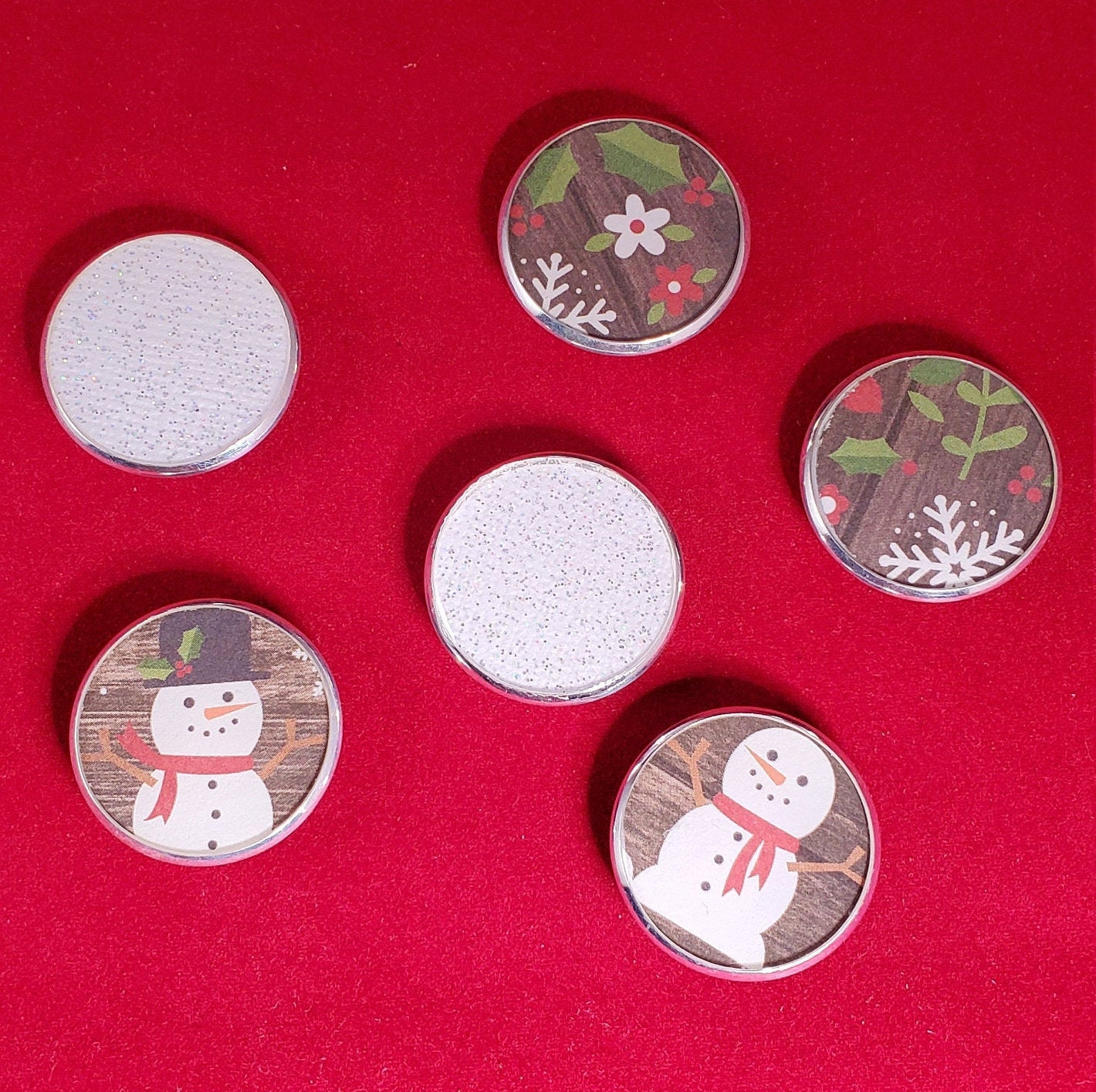 Holiday Set of Six Etsy