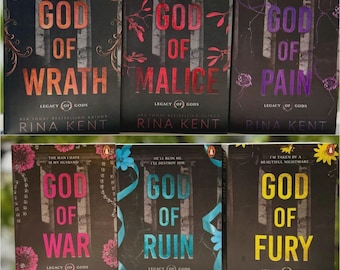 Rina Kent Legacy of Gods 6 Book Set | USA Paperback Collection