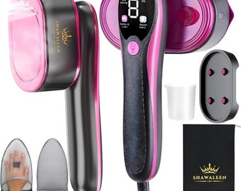 SHAWALEEN 2-in-1 Clothes Steamer and Iron, 4 Modes, 10s Fast Heat Up, Travel Glove