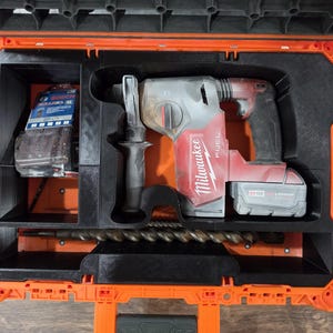 Custom Klein Modbox Insert for Milwaukee M18 1" SDS  Gen 1 Suitcase Case.