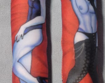 ¡Presentación! Almohada corporal de supervillano alienígena de cerebro grande - Llavero dakimakura de 10 cm