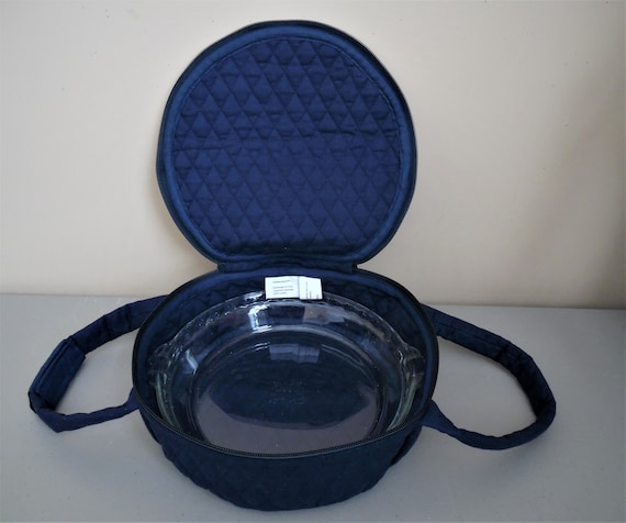 New Item Quilted Pie or Small Casserole Dish Carrier in Mixed Fruits Pattern