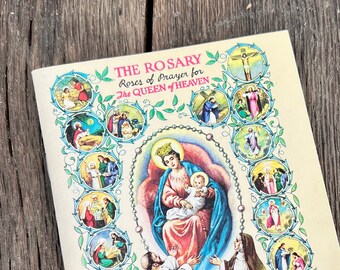 1943 The Rosary Roses Of Prayer For The Queen Of Heaven - Vintage Catholic Prayer Book