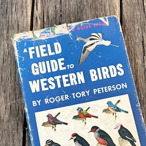 1941 A Field Guide To Western Birds Book By Roger Peterson - Illustrated Bird Identifying Guide