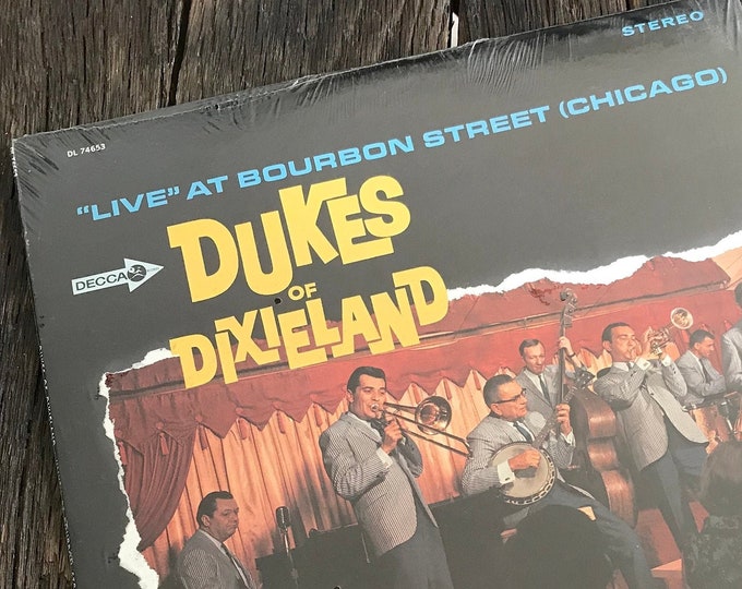 Jazz Record - 1965 Dukes Of Dixieland Record - Live At Bourbon Street (Chicago) Jazz Vinyl Record - DL 74653 - Vintage Jazz Album