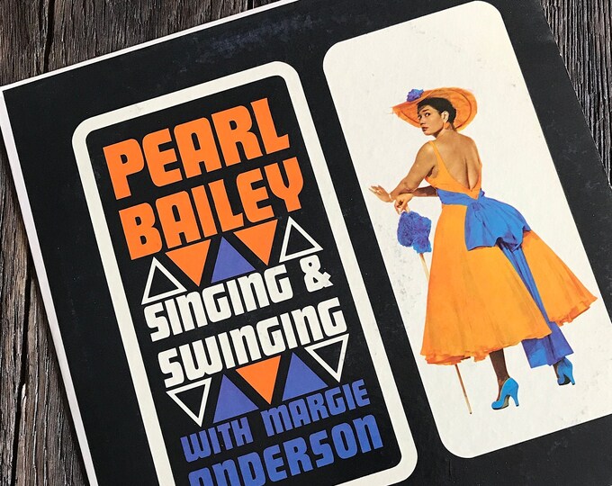 1960 Pearl Bailey Singing And Swinging With Margie Anderson Jazz Record - CX 148 - Vintage Jazz Record