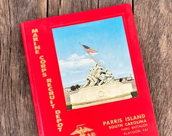 Vintage Marine Corps Recruit Depot Yearbook Parris Island South Carolina Third Battalion Platoon 361