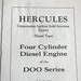 1947 Hercules Four Cylinder Diesel Engine Handbook Antique Diesel Motor