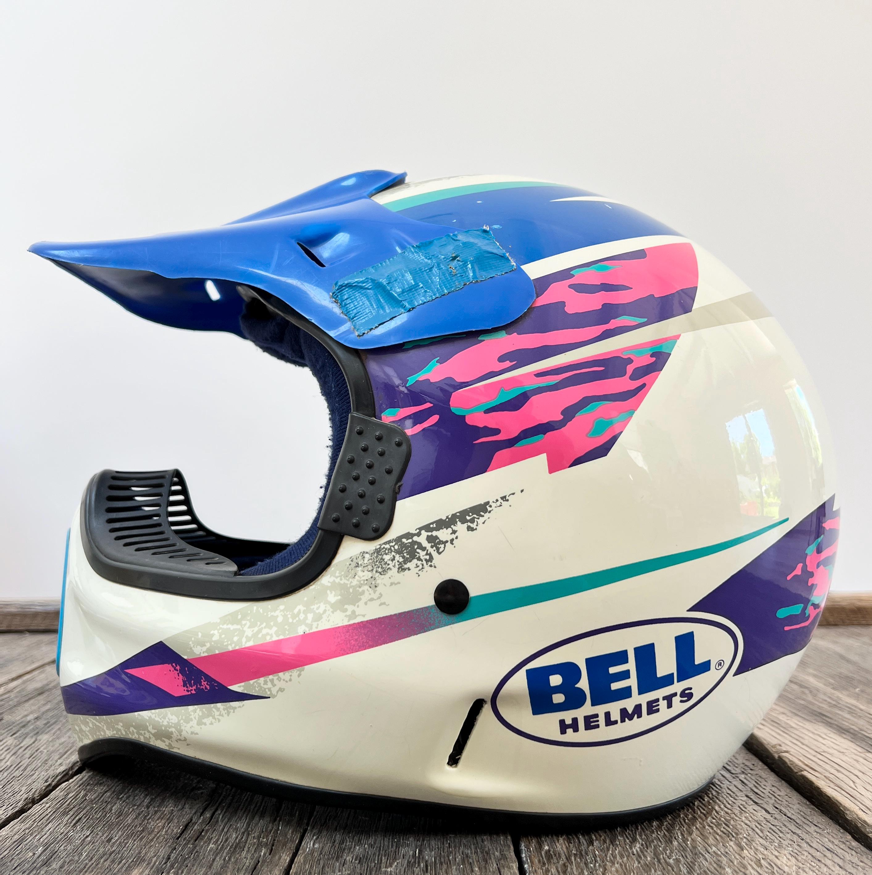 Vintage Bell Motor 6 Helmet - 1980's Bell Motorcycle Helmet - Etsy