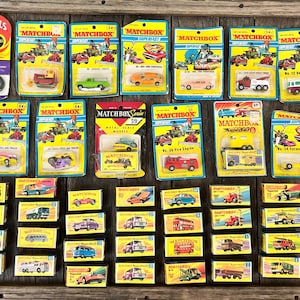 45 Vintage Matchbox Cars With Original Packaging - 1960&#39;s Matchbox Car Collection