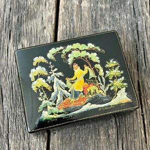 Russian Palekh Box - Etsy