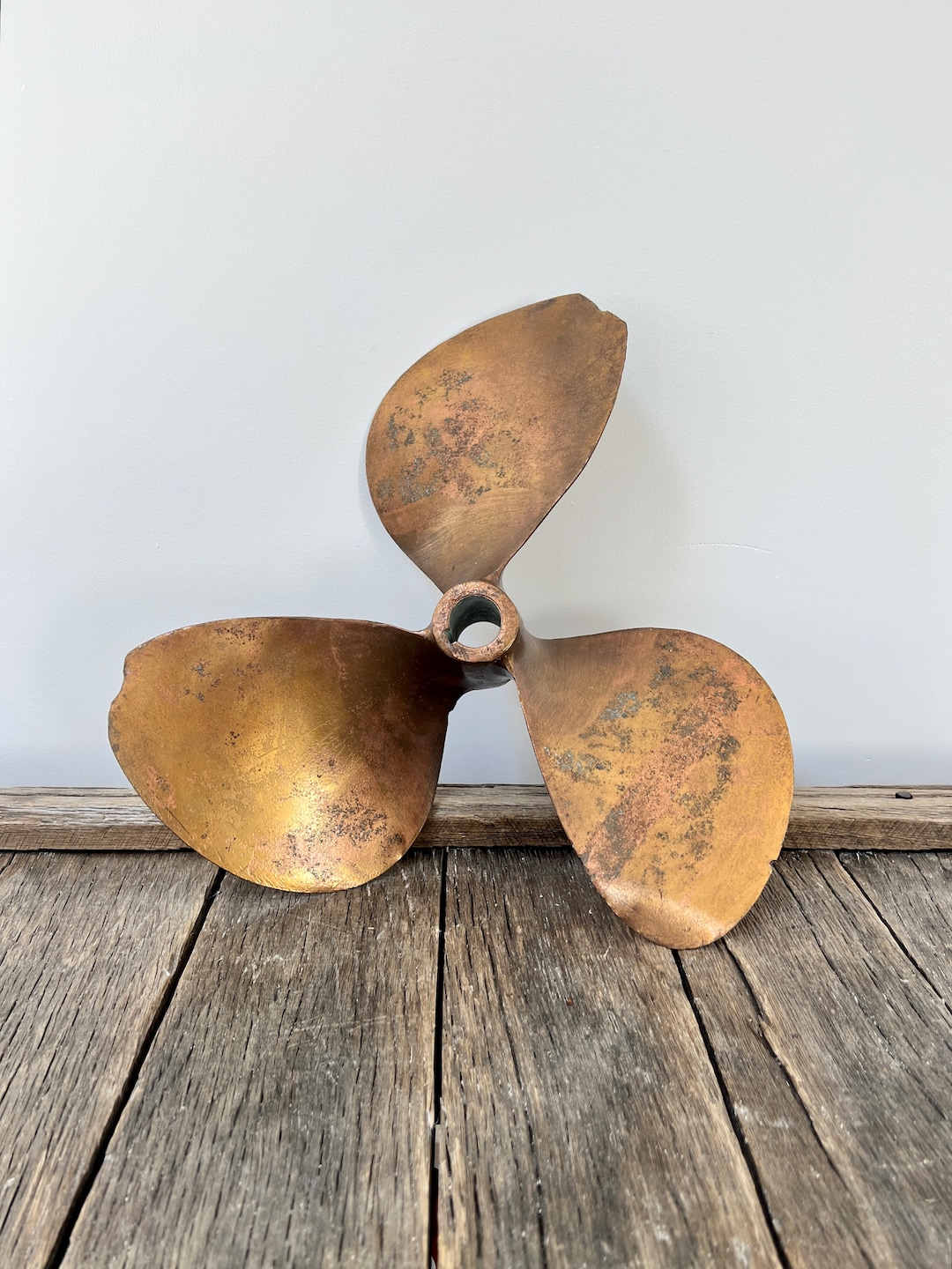 Vintage Bronze Boat Propeller 14 Boat Propellor Vintage 3 Blade Federal
