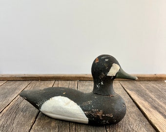 Vintage Wood Duck Decoy - Collectible Duck Decoy - 13" Wooden Duck Decoy - Folk Art Duck