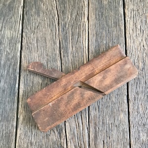 Antique Wood Molding Hand Plane Tool - Thomas L. Appleton Carpenters Grooving Plane 3/8&quot;