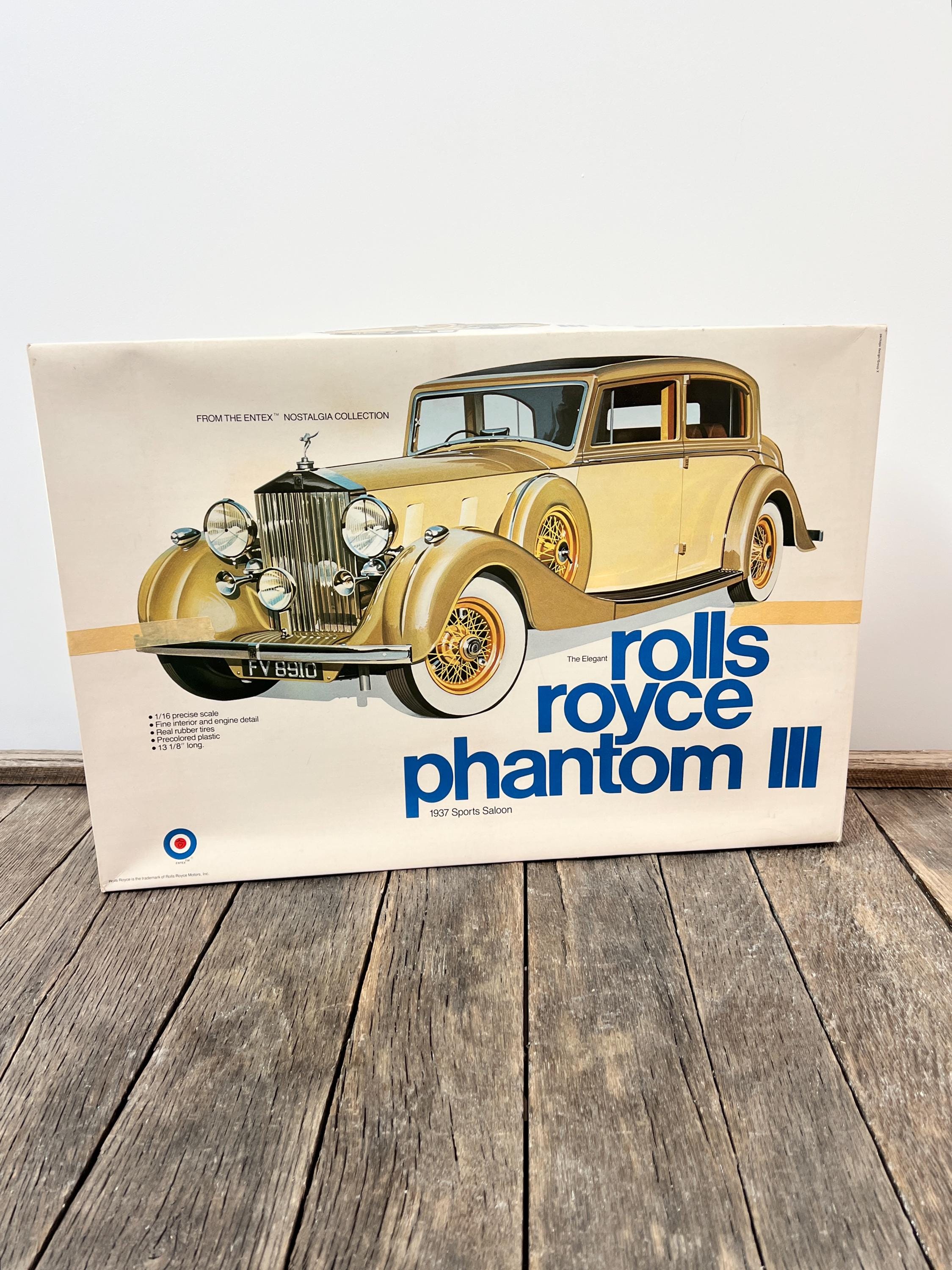 Unbuilt 1937 Rolls Royce Phantomiii Model 9000 Sealed Bag