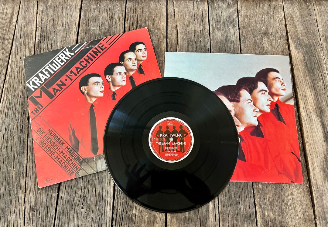 1978 Kraftwerk the Man Machine Record Kraftwerk Electronic Music Vinyl ...