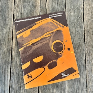 1977 Ferrari Owners Survival Manual - Vintage FAF Motorcars Catalog No 4 - Ferrari Parts Catalog
