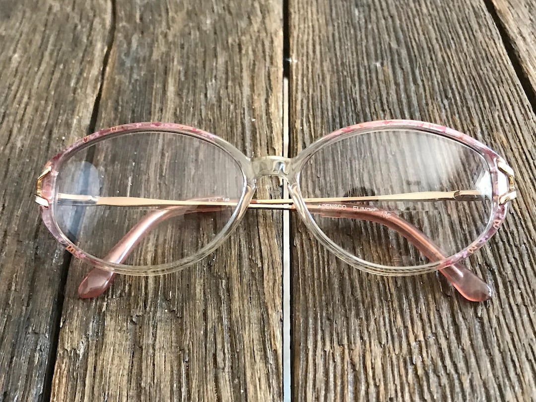 Vintage Large Old Lady Style Eyeglasses Vintage Adensco Etsy