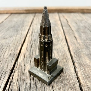 1939 San Francisco World&#39;s Fair Souvenir Bronze Sun Tower Figurine - 1939 Golden Gate International Exposition