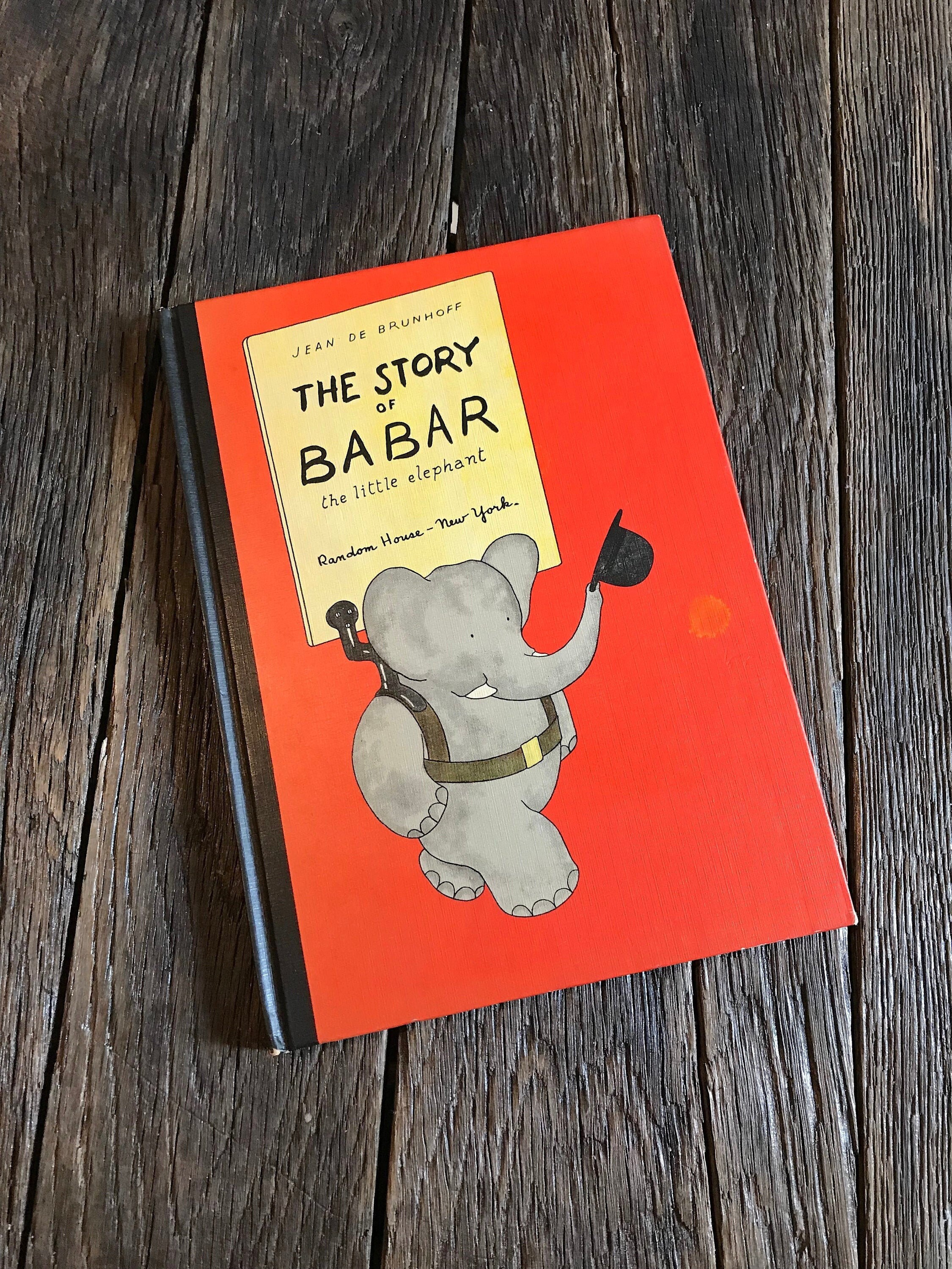 ババール　幼児向け教本　英語版Babar's Big Book of Fun The Story of Babar the Little Elephant From 1960 - Vintage