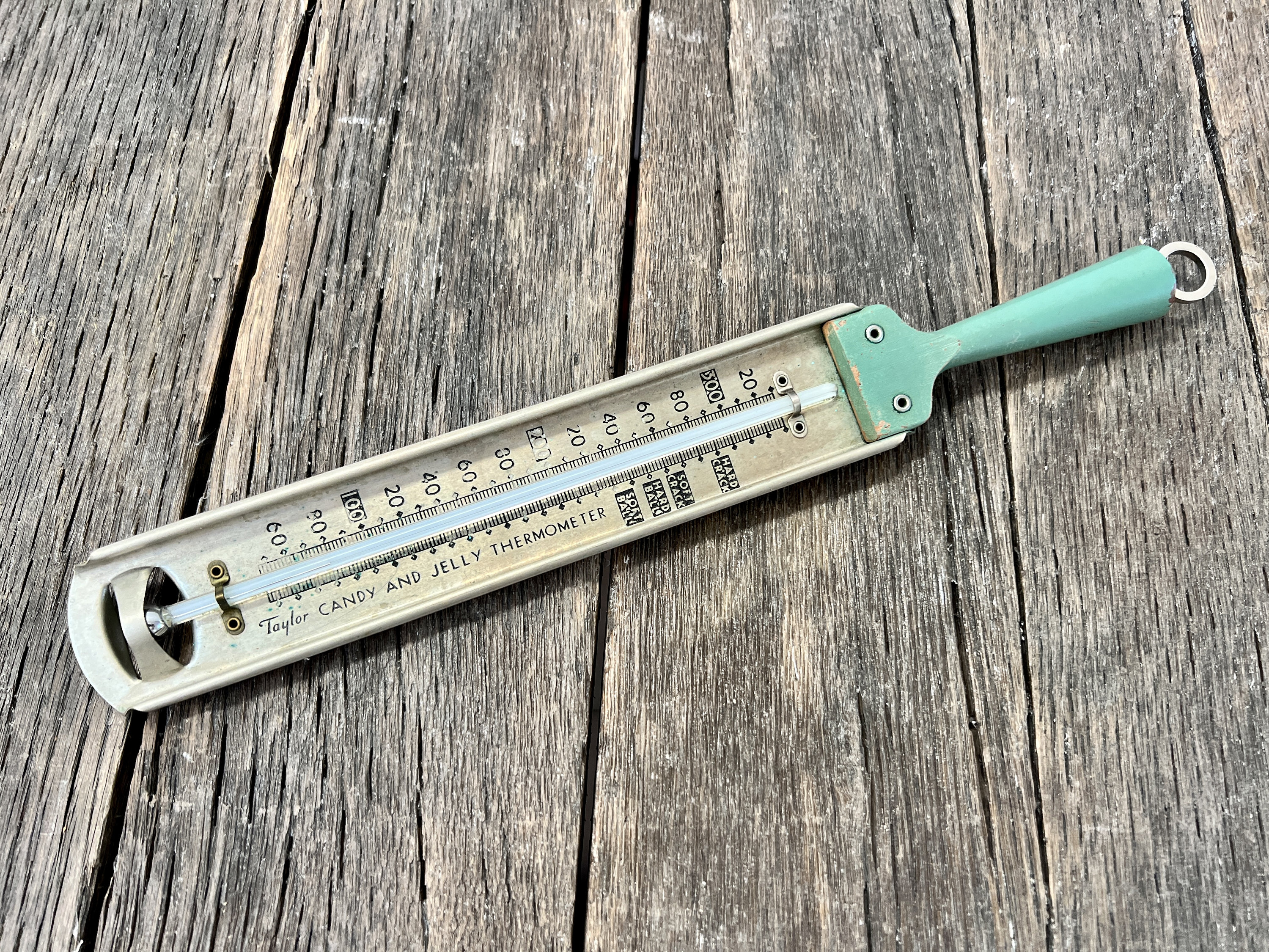 Vintage Taylor Candy and Jelly Thermometer 12 1/2 L Farm House