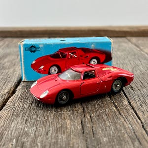 Vintage Ferrari 250 Le Mans Model Car By Mercury With Original Packaging - No 39 Made in Italy
