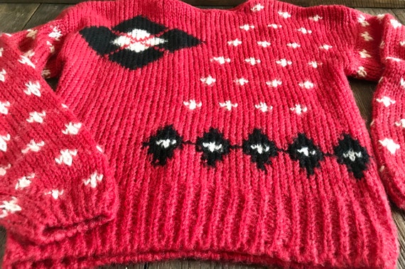 Vintage Christmas Sweater - Vintage Ugly Christma… - image 6