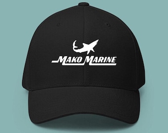 Mako Marine Boat Logo Hat Cotton Baseball Cap Adjustable