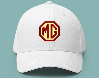 MG Cars England Logo Hat Cotton Baseball Printed Cap Adjustable