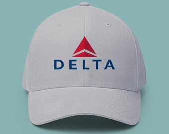Delta Air Lines Sky Team Logo Hat Cotton Baseball Cap Adjustable