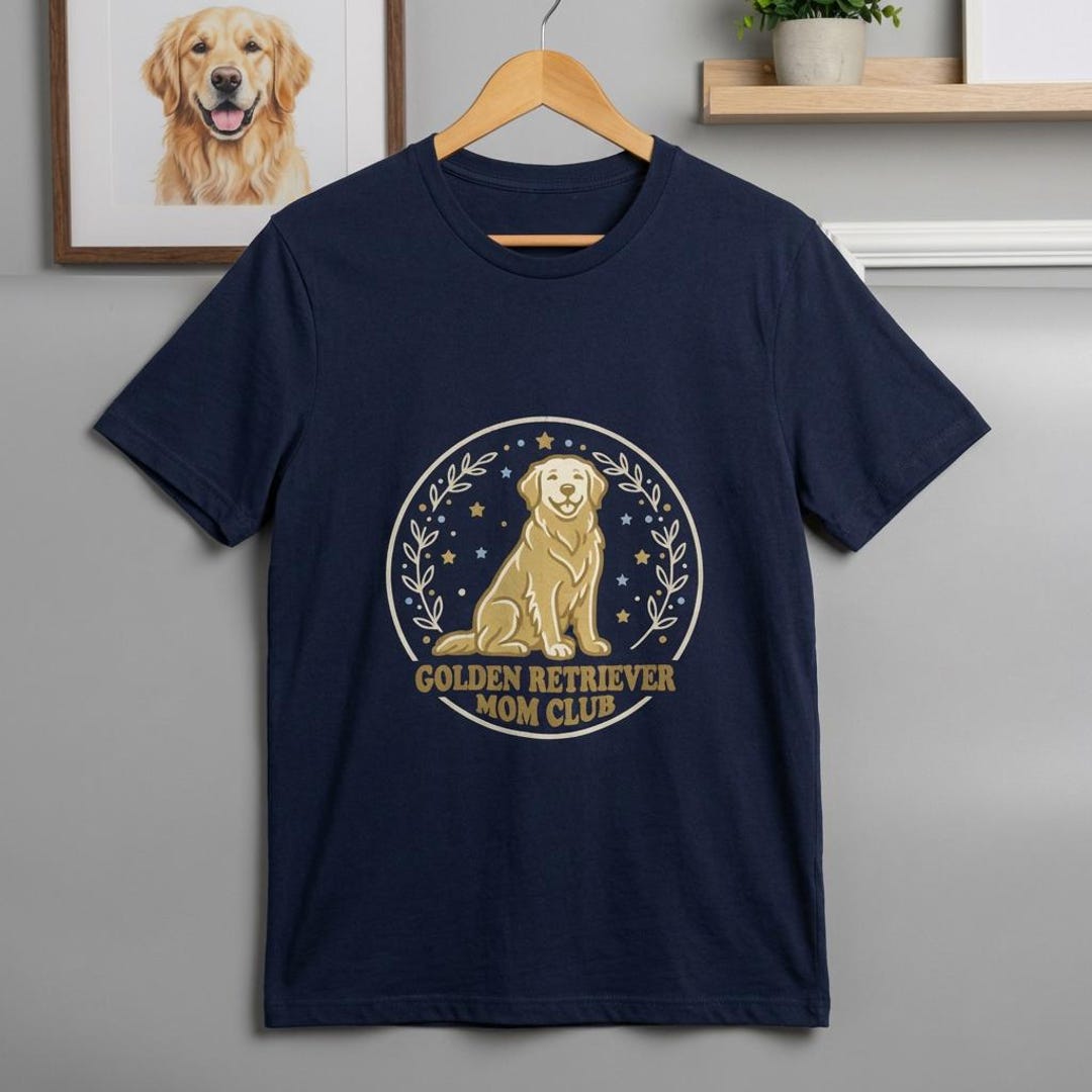 Golden Retriever Mom Club Shirt, Vintage Dog Lover Tee - Etsy
