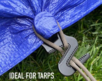 Tarp Grip The Tarp Fasteners Black Camping Accessories Banner Clips