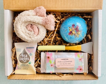 Cozy Gift Box: Hug in a Box, Birthday Gift Box, Spa Gift Set