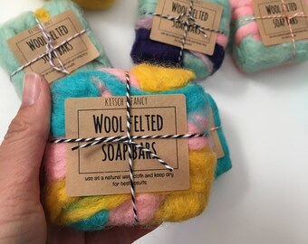 Felted Soap Bars