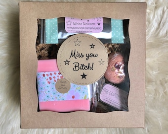 Miss You Bitch: Thinking of You Gift for BFF, Funny Encouragement Gift for Friend, Funny Quarantine Gift, Care Package for Sister