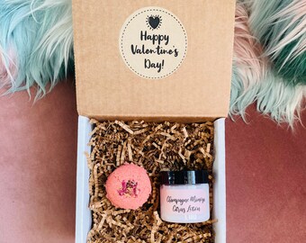 Mini Valentine Gift Box, Sweet Galentine Gift Set, Valentine Spa Gift, Valentine Pampering Gift, Gift for Best friend, Girlfriend, BFF, kids