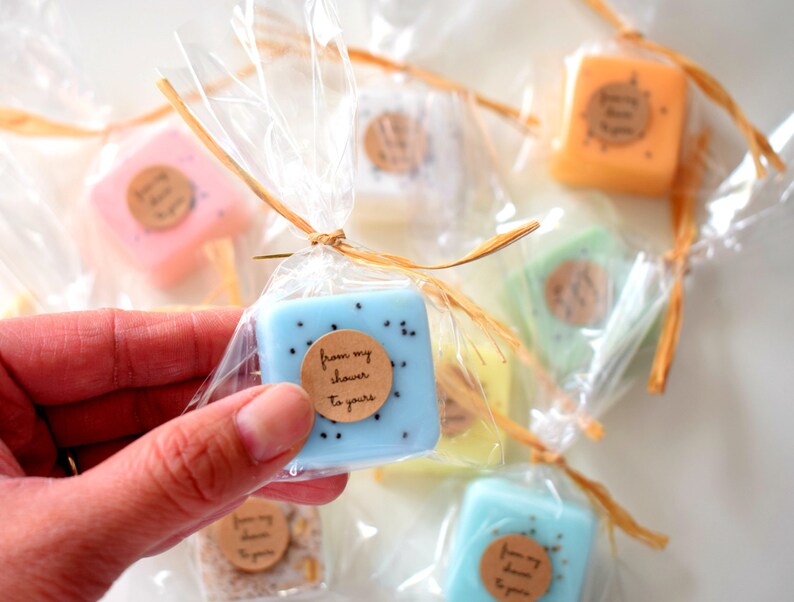 Soap Wedding Favors Bridal Shower Party Rustic Custom In Your Colors