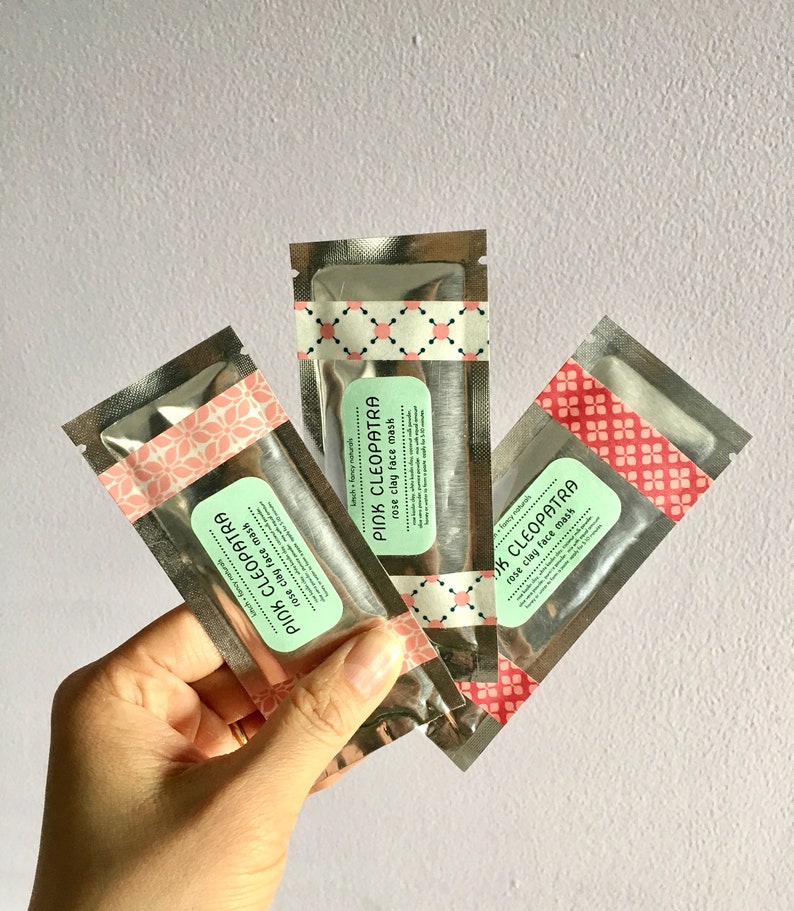 Face Mask Gift Set Natural Clay Face Mask with Mask Spatula Etsy