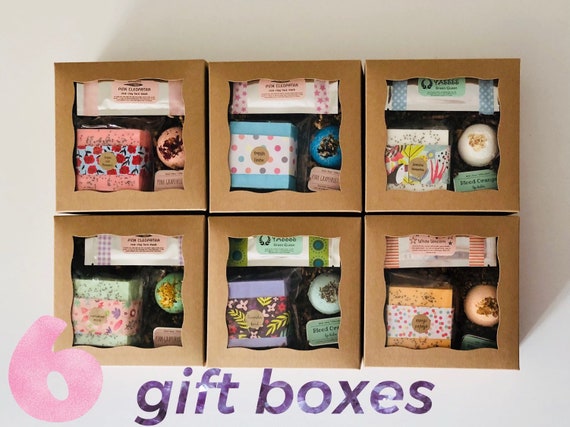 6 Bridesmaid Gift Boxes Bridesmaid Thank You Bridal Party Etsy