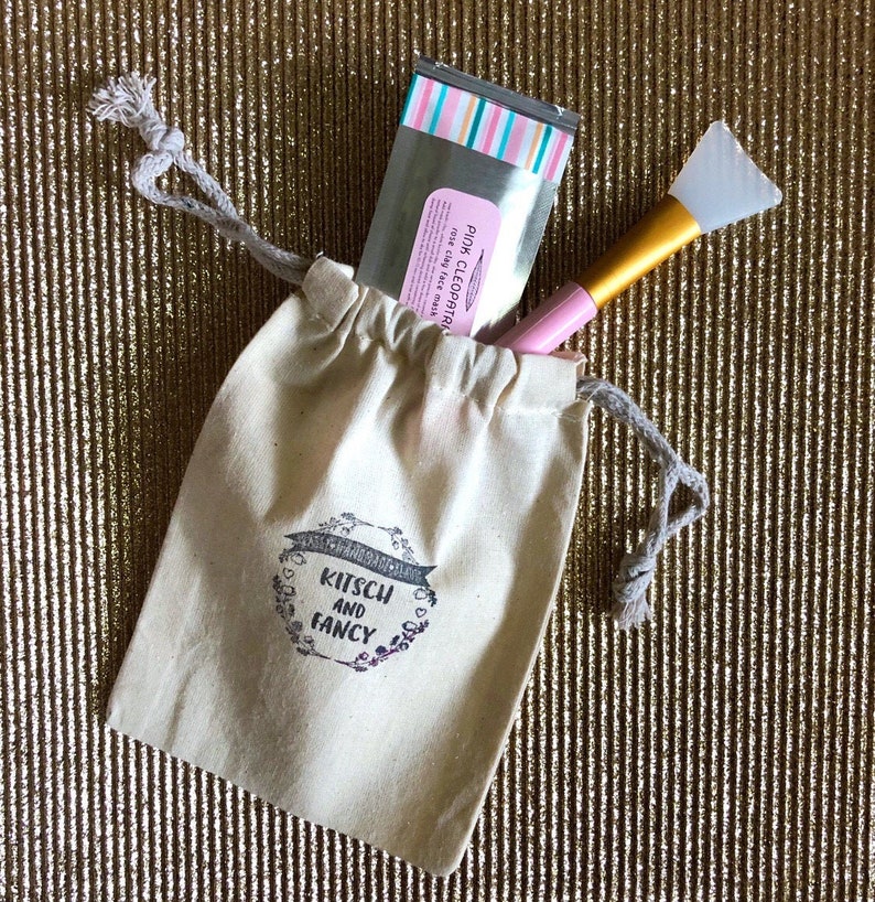 Face Mask Gift Set Natural Clay Face Mask with Mask Spatula Etsy