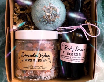 Mothers Day Self Care Spa Gift Set, Bath Gift Box for mom