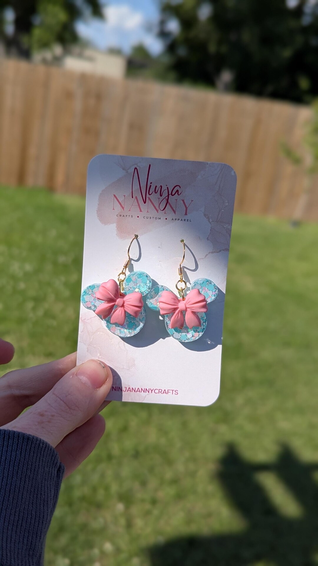 Lumi Hook Earrings in Aqua Bohemica Lemon