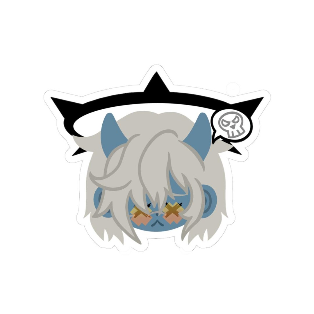 Defeated - Guilty Gear Strive Happy Chaos Emoji Vinyl Sticker - Etsy