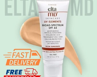 Elta MD UV Elements Tinted Facial Sunscreen SPF 44, 2 oz, New with Box