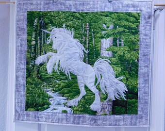 Unicorn Quilted Wall Hanging