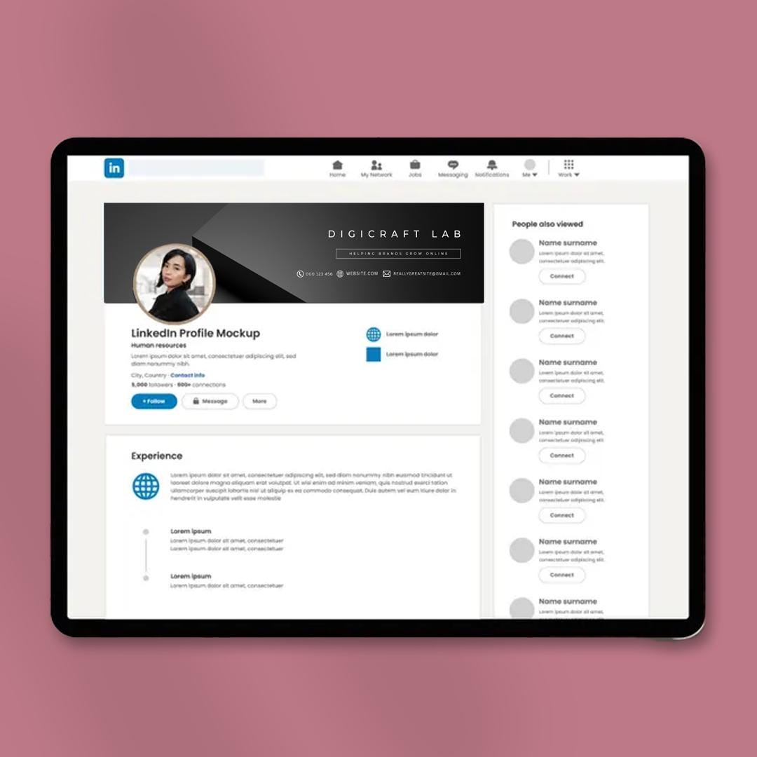 Linkedin Banner Templates | Editable Canva Linkedin Cover | Digital ...