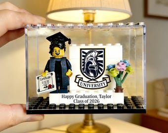 Set di mini figure personalizzate per la laurea, set regalo di mini figure personalizzate, regalo di laurea 2026, regalo di laurea per lui/lei, ricordo della laurea