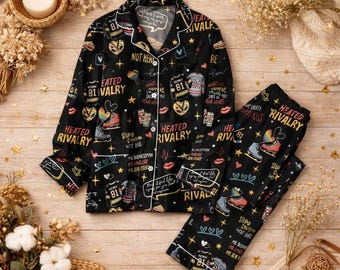 Heated Rivalry Hockey Romance Pajama Set - Ilya & Shane Theme Sleepwear