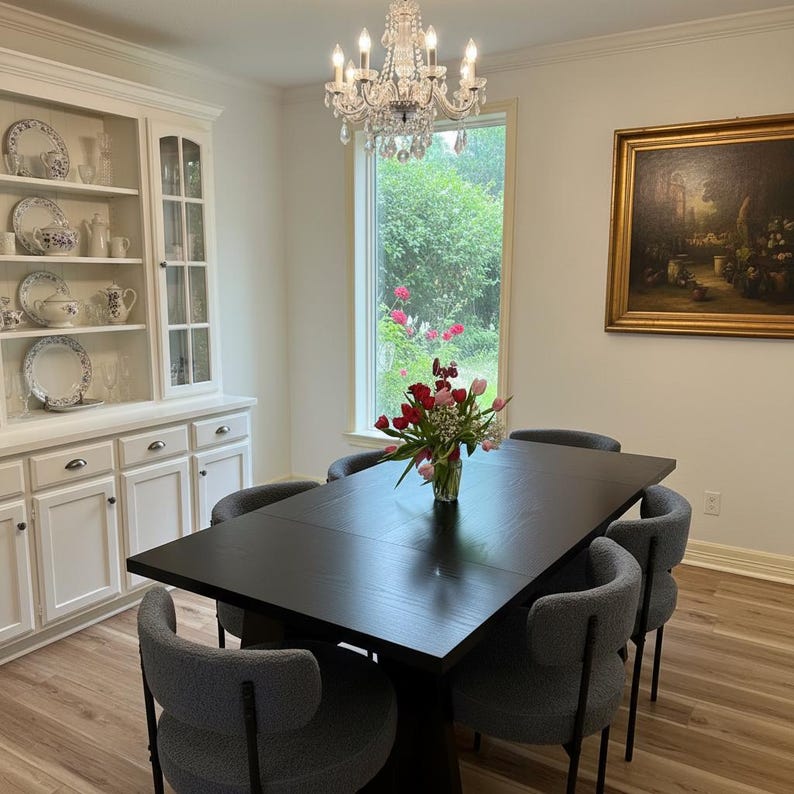 large dining table, rustic dining table, farmhouse kitchen table, modern dining table, wood dining table, rectangular dining table, table for six, table for eight, family dining table, modern farmhouse table, dining room table, kitchen dining furniture, large wood table, rustic kitchen table, modern wood table