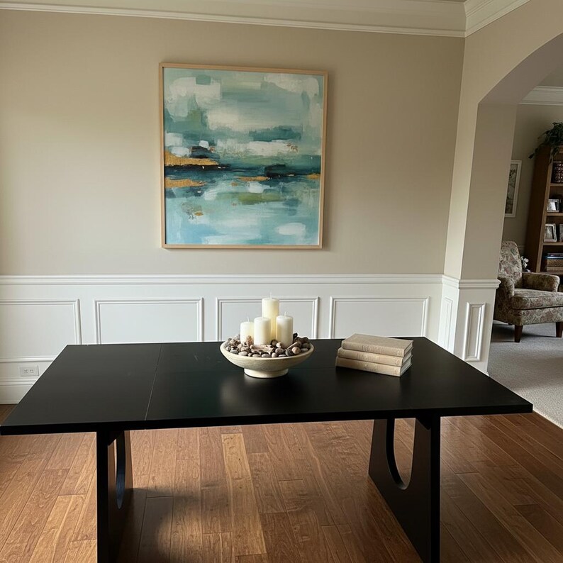 large rustic dining table for family meals
modern farmhouse dining table with black legs
rectangular wood dining table for six seating
large kitchen table for eight people dining
rustic dining table centerpiece for dining room
modern wood table with spacious surface
farmhouse kitchen table with sturdy legs
large rectangular table for home gatherings
wood dining table for dining room decor
modern rustic table for contemporary interiors